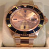 Men's Rolex. Submariner. Steel and 18K Gold. Serti Dial. Blue Bezel.